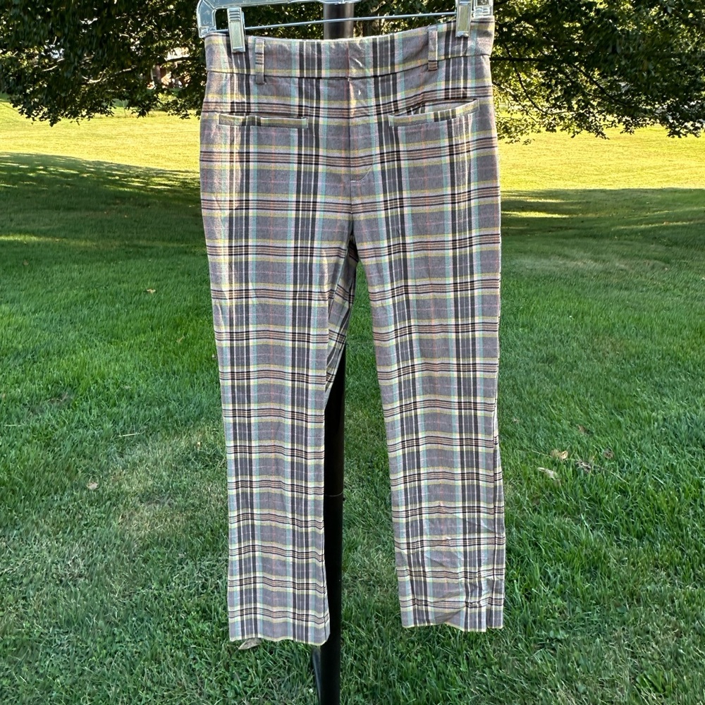MaevePlaid by Anthropologie Cropped Pants